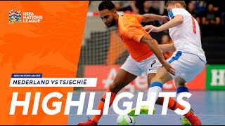 Highlights NederlandTsjechië mannen 04122018 [upl. by Nihsfa]