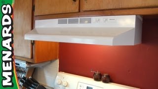 How To Install a Rangehood  Menards [upl. by Assel]