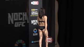 Alexa Grasso weighs in for NOCHE UFC 306 ufc306 alexagrasso [upl. by Retxed649]