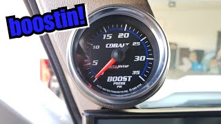 Autometer cobalt boost gauge [upl. by Sherilyn829]