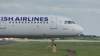 TCJTD Turkish Airlines Airbus A321200 departing Birmingham Airport for IST [upl. by Sutton]