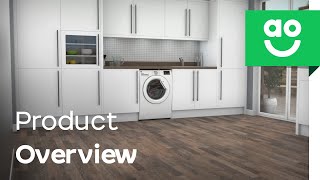 Hoover H3W492DE1 Washing Machine Product Overview  aocom [upl. by Ireland]