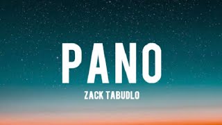 Zack Tabudlo  Pano Lyrics quotPano naman ako naghintay ng matalagal sayoquot [upl. by Dudley]