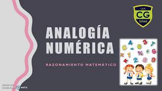 ANALOGÍA NUMÉRICA  2DO GRADO DE PRIMARIA [upl. by Nidorf]