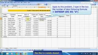 Calculate the number of days between two dates in Excel [upl. by Lizette]