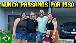 FOMOS CONVIDADOS A PASSAR UM DIA COM UMA FAMILIA BRASILEIRA NO BRASIL [upl. by Ymmit]