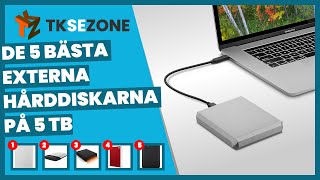 De 5 bästa externa hårddiskarna på 5 TB [upl. by Hynda]