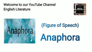 What is Anaphora Anaphora Figure of Speech with Examples  Literary Device in UrduHindi [upl. by Viki316]