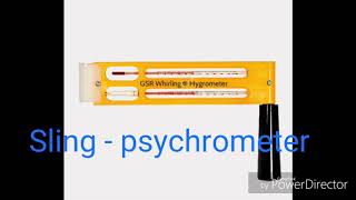 Sling psychrometer in tamil [upl. by Blakeley481]