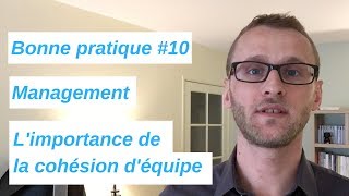 Bonne Pratique 10  L’importance de la cohésion déquipe [upl. by Adrea]