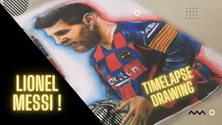 Lionel messi drawing timelapse Barca [upl. by Cecilla]