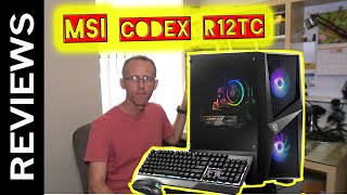 MSI Codex R 12TC 059 Core i712700F Gaming PC Review 2023 [upl. by Aihsemaj]