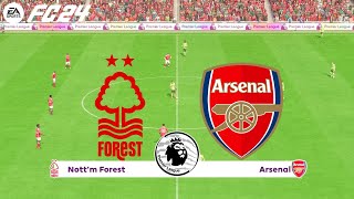 FC 24  Nottingham Forest vs Arsenal  English Premier League 202324 Season  PS5™ Gameplay [upl. by Ullyot]