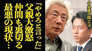 小泉進次郎の総理出馬に父・小泉純一郎が大激怒…党内でも離反者相次ぐ現状に追い詰められた真相に言葉を失う！！一時当確と言われていた進次郎が急下落、父親が否定した理由が…【芸能・政治】 [upl. by Asinla]