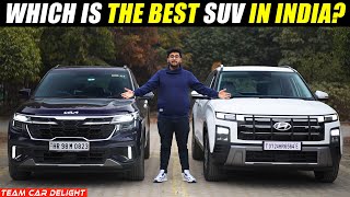 New Creta vs Kia Seltos  Which one to Buy amp Why [upl. by Enneillij]