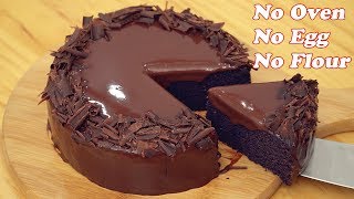 No Oven Chocolate Cake Only 3 Ingredients [upl. by Yager]