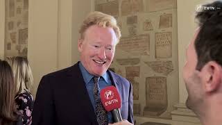 Conan OBrien on meeting Pope Francis at the Vatican [upl. by Esoryram]