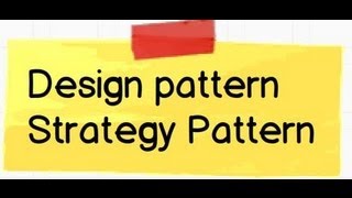 Design pattern  What is Strategy pattern [upl. by Vitalis]