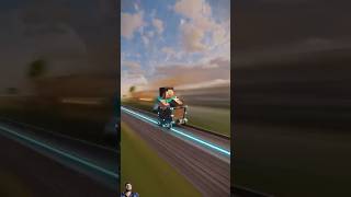 Crashing Minecraft Using Rails 😱👀  minecraftshorts minecraft gaming automobile gta [upl. by Bekki713]