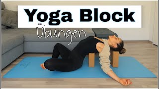 10 Yoga Block Übungen  Richtig Dehnen  Flexibilität und Kraft aufbauen mit Yoga Block [upl. by Killarney]