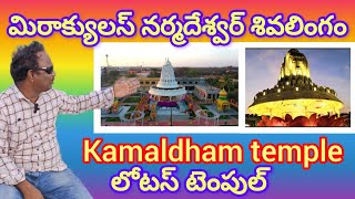 Miraculous Narmadeshwar Shiv Lingam Kamaldham Temple  Lotus temple  Shiva lingam  4K [upl. by Aidnis]