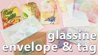 DIY glassine envelope and tag ideas plus a warning [upl. by Liahkim]