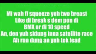 Vybz Kartel  Bicycle Raw W Lyrics [upl. by Varhol121]