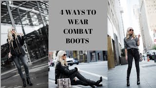 4 Ways to Wear Combat Boots  Fashion Over 40 [upl. by Trista747]