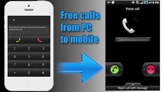 How to make free calls from pc to phone [upl. by Erde880]