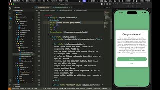 ASMR Programming  React Native Modal Screen Design  No Talking [upl. by Anelak]