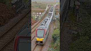 Greater Anglia Class 755 passing over Reedham Swing Bridge train railway [upl. by Anivlac]