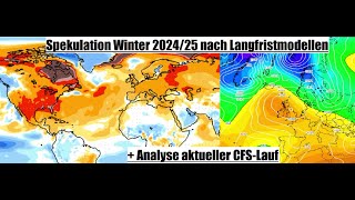 Spekulation und mögliche Wetterlagen Winter 202425  Analyse des aktuellen CFS Laufs [upl. by Rett]