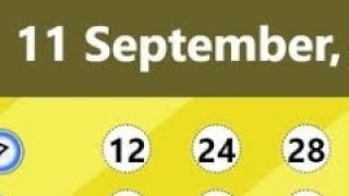 dream Draw lottery result September Wednesday night 1192024 Boen7 ROYALE6 FANTASTIC5 MEGA4 THRILL3 [upl. by Noyek965]