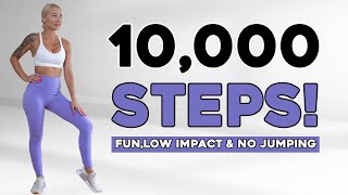 10000 STEPS WALKING WORKOUT  10K Steps Challenge 1 Hour Fat Burning Endurance Knee Friendly [upl. by Agler495]