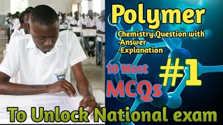 Grade 12ChemistryUnit 4polymer Part 1 PaulisMe7 globedockacademy chemistryquestion [upl. by Llewol]