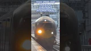 HS1 Trains at Stratford International explore tfl fortheloveoftrains travel trainspotting fyp [upl. by Aneev149]