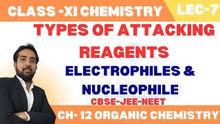 Organic Chemistry  Reaction Mechanism Types of Attacking Reagants Electrophile amp NucleophileTCA [upl. by Olinad953]