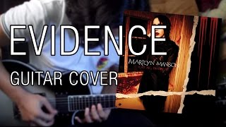 Marilyn Manson  Evidence Chorus  Solo Guitar Cover [upl. by Quiteris32]