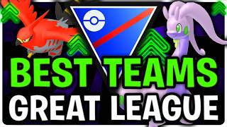 ITS BACK The BEST 10 TEAMS for the OPEN GREAT LEAGUE in POKEMON GO  GO BATTLE LEAGUE [upl. by Jennee]