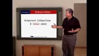 How to Write a Critique Essay An Evaluation Essay [upl. by Amsirak]