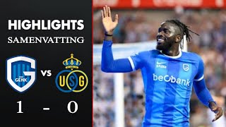 KRC Genk vs Union SaintGilloise 10 Highlights  Genk  Union St Gilloise  Jupiler Pro League 2024 [upl. by Rastus]