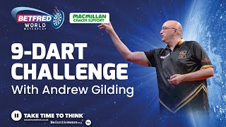 Andrew Gilding  9Dart Challenge for Macmillan Cancer Support [upl. by Honora250]