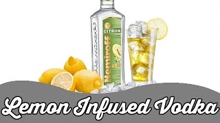 Lemon Infused Vodka Simple Cocktail Recipe [upl. by Huei]