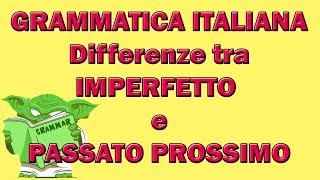 Differenze tra IMPERFETTO e PASSATO PROSSIMO [upl. by Aber]