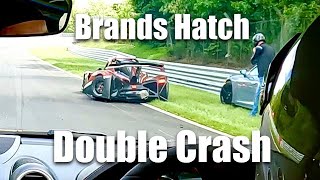 Crash  Brands Hatch GP trackday [upl. by Adnilemreh]