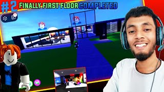 New Home  i Completed First Floor in Maga Mansion Tycoon  Roblox  2 [upl. by Annuahs]