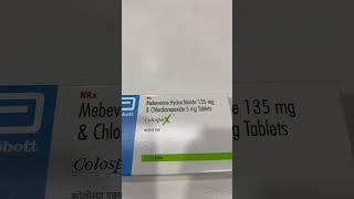 Mebeverine Hydrochloride 135 mg Chlordiazepoxide 5 mg colospa x tablets use an in fact [upl. by Leksehcey519]