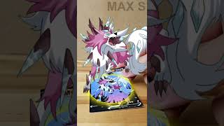 Mega Lycanroc Dusk Pokémon Evolution TCG  AR Card by Max S Shorts [upl. by Schnabel649]