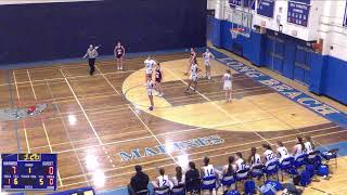 Long Beach High School vs Mepham High School Womens Varsity Basketball [upl. by Lamee]