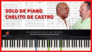 EN BARRANQUILLA ME QUEDO Piano Nota a Nota TUTORIAL [upl. by Anitsuga219]